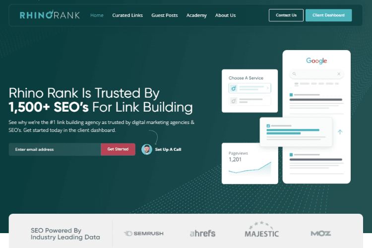Rhino Rank Homepage