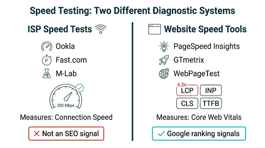 Speed Testing Tools