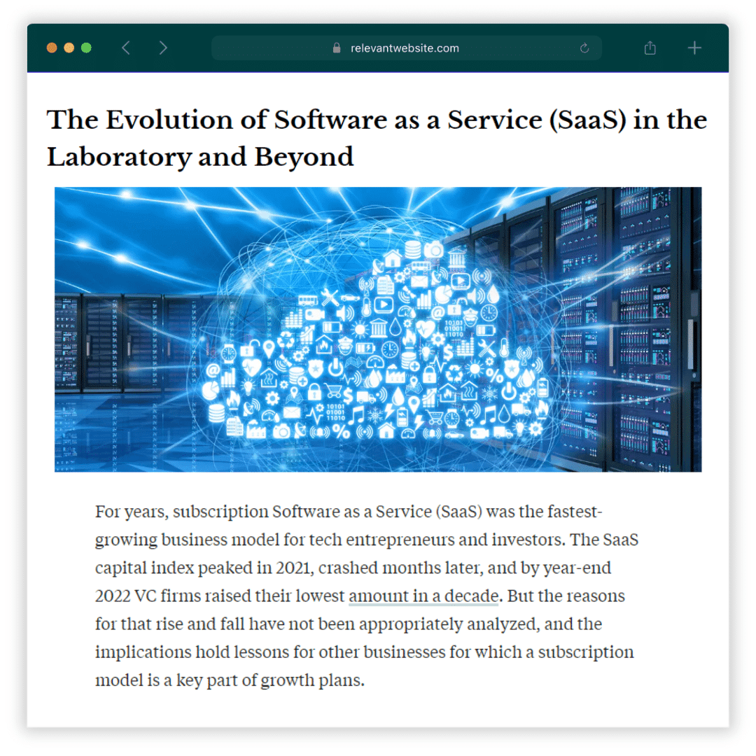 8+ Years Working In The SaaS Industry